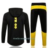 Chaqueta De Entrenamiento Con Capucha BVB Borussia Dortmund 2022-23 Negra - Hombre